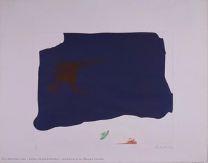 Variation Ii On Mauve Corner — Helen Frankenthaler