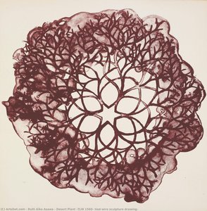 Desert Plant (tlw 1560, Tied-wire Sculpture Drawing) — Ruth Aiko Asawa