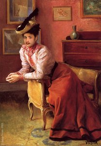 Elegante au sofa