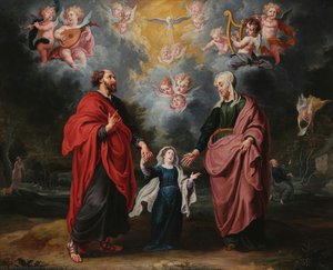 Joachim and Anna with the Virgin Mary