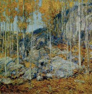 The Ledges, October In Old Lyme, Connecticut — Frederick Childe Hassam