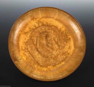 Large Plate From The Yellow Luncheon Service For Six — Beatrice Wood, Dada