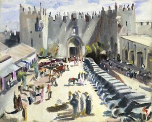 Outside Damascus Gate, Jerusalem — David Bomberg