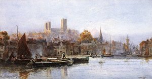 Lincoln Cathedral From The River