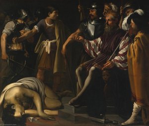 Mucius Scaevola Before Porsenna — Hendrick Terbrugghen