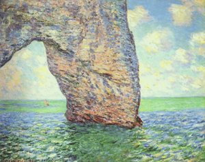 The Manneporte, High Seas — Claude Monet