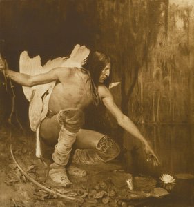 Untitled (aqtekw) — George De Forest Brush, Realism