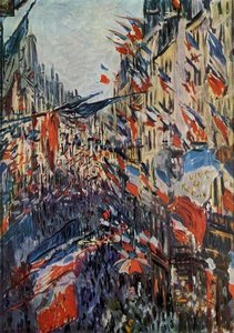 The Rue Saint-denis, 30th Of June 1878 — Claude Monet, Impressionism