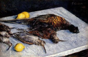 Game Birds And Lemons — Gustave Caillebotte