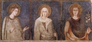 St Elisabeth, St Margaret And Henry Of Hungary — Simone Martini