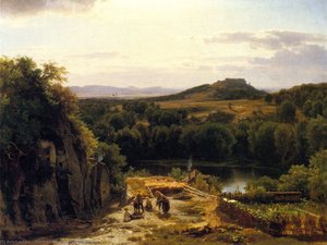 Landscape In The Harz Mountains — Thomas Worthington Whittredge