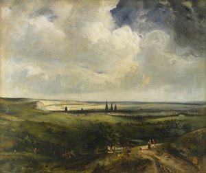 Vue Générale De Rouen, Prise Du Mont Aux Malades — Paul Huet