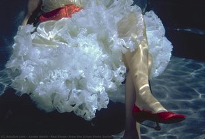 Red Shoes, From The Urban Pools Series — Kenda North