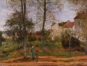 Landscape Near Louveciennes 2 — Camille Pissarro