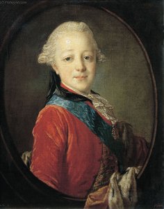 Portrait Of Emperor Paul I As A Child - — Fyodor Stepanovich Rokotov, Neoclassicism