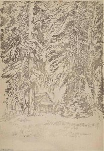 Evening At Carl Inn (progressive Proof No.2) — Chiura Obata