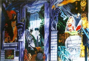 Source Of Life/mural (also Called Cultures Of The World) — Guillermo Aranda