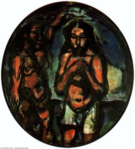 The Baptism Of Christ — Georges Rouault