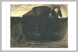The Cart Or The Horse Hauler — Georges Seurat
