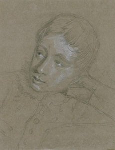 Self-portrait Sketch — John Frederick Lewis