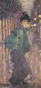 Lady On The Boulevard — Maurice Brazil Prendergast