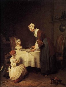 The Prayer Before Meal — Jean-baptiste-siméon Chardin