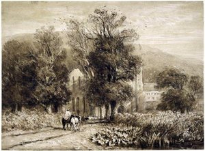 Valle Crucis Abbey, Llangollen — David Cox
