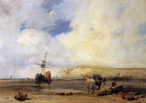 On The Coast Of Picardy — Richard Parkes Bonington, Romanticism