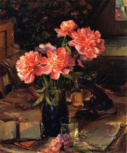 Peonies, Paris — Joseph Kleitsch