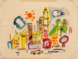 City Square 5 — Anthony Costello, Contemporary Realism