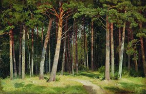 Pine Forest — Ivan Ivanovich Shishkin, Realism