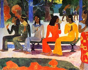 The Market Sun — Eugène Henri Paul Gauguin, Post-impressionism