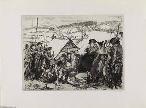 Washington at Valley Forge (from the portfolio The Bicentennial Pageant of George Washington )