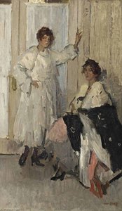 Ippy And Gertie At Hirsch — Isaac Lazarus Israels