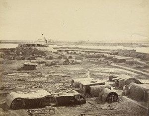 Interior Of The North Fort Showing The Chinese Encampment — Felice Beato