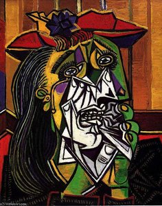 La Femme Qui Pleure (dona Maar) — Pablo Picasso