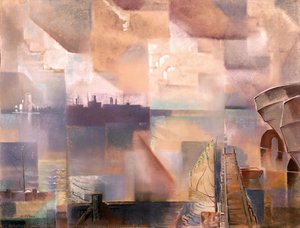 Abstract Mississippi River — Will Henry Stevens