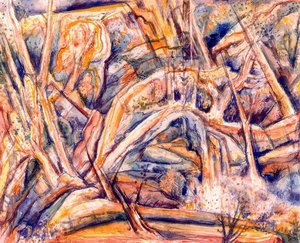 Blue Ravine — Albert Bloch, Expressionism
