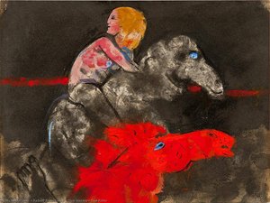 Two Horses, One Rider — Robert Beauchamp