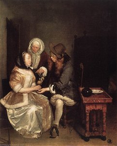 The Glass Of Lemonade — Gerard Ter Borch, Baroque