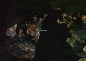 The Great He-goat Or Witches Sabbath D1 — Francisco José De Goya Y Lucientes