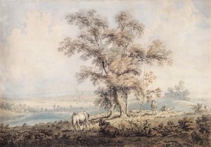 London From Highgate Hill — Thomas Girtin