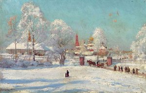 Monastery In The Snow — Konstantin Yuon