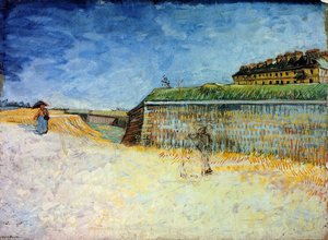 Fortifications Of Paris With Houses — Vincent Willem Van Gogh, Post-impressionism