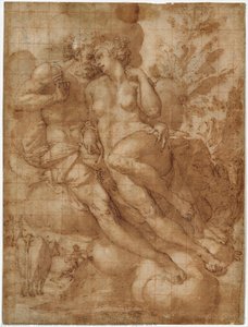 Jupiter And Io — Francesco De Rossi (francesco Salviati) (cecchino)