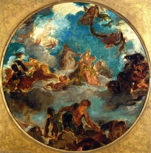 Peace Comes To Console Men And Restore Abundance — Eugène Delacroix