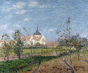 Church At Notre Dame At Vaudreuil — Gustave Loiseau