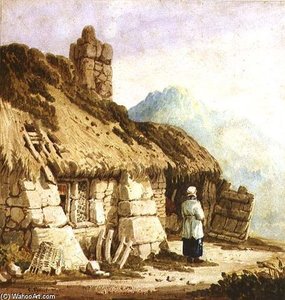 A Dartmoor Cottage — Samuel Prout