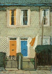 Facade Of Railway Village Houses — Charles White