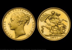 Sovereign Of Queen Victoria — Royal Mint, George William De Saulles